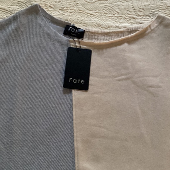 NWT oversized Fate Color block Swestshirt - Picture 6 of 9